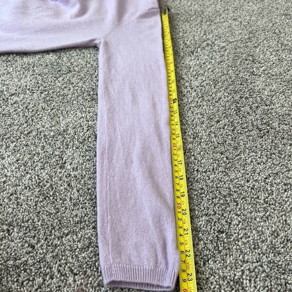 Charter Club Lilac Turtleneck 100% Cashmere Pullover Sweater Full Sleeve Size S - Picture 6 of 8